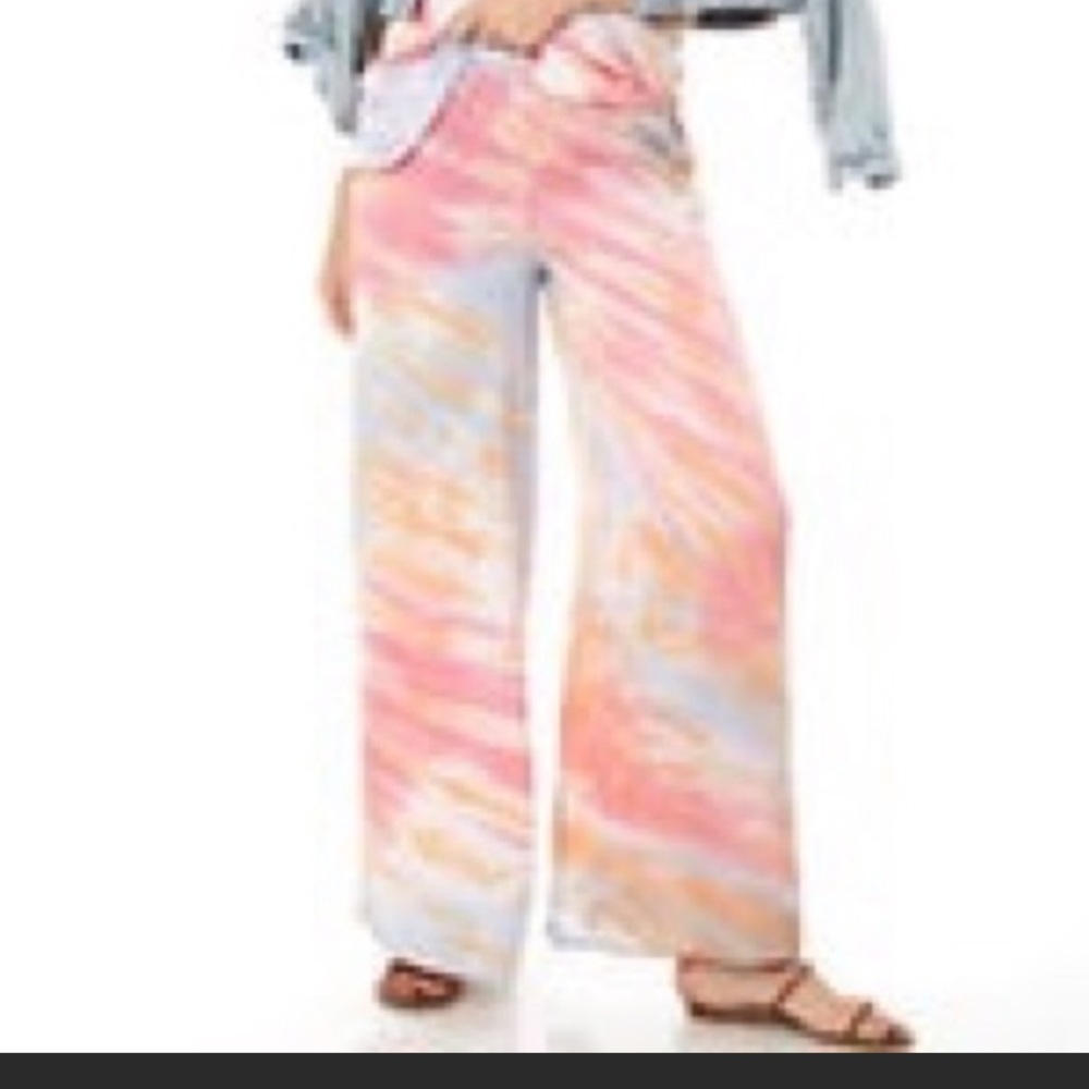 Young, fabulous and broke tie dyed pants, M, NWT!